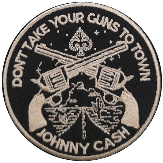 JOHNNY CASH - Don't Take Your Guns Woven Patch