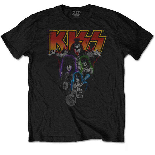 KISS - Neon Band T-Shirt