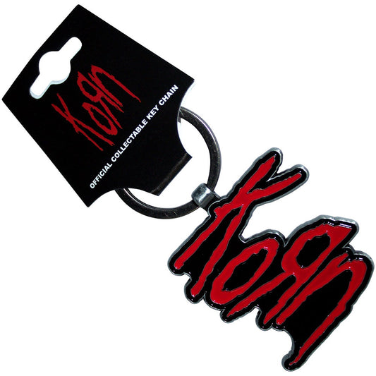 KORN - Red Logo Keyring