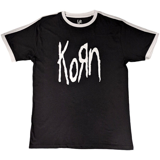 KORN - Logo Ringer T-Shirt