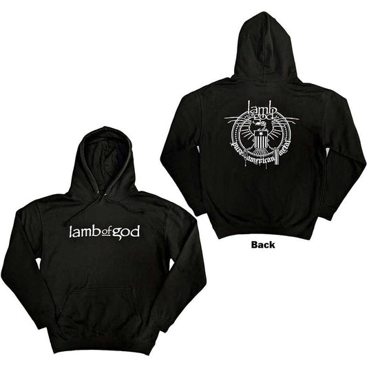 LAMB OF GOD - Skeleton Eagle Hoodie