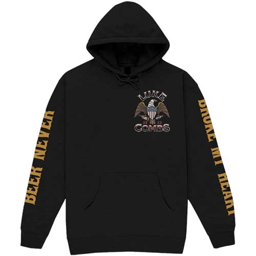 LUKE COMBS - Tour '23 Eagle Back Print (Ex-Tour) Pullover Hoodie