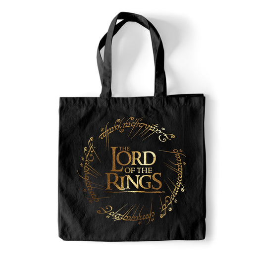 LORD OF THE RINGS -  Gold Foil Tote Bag
