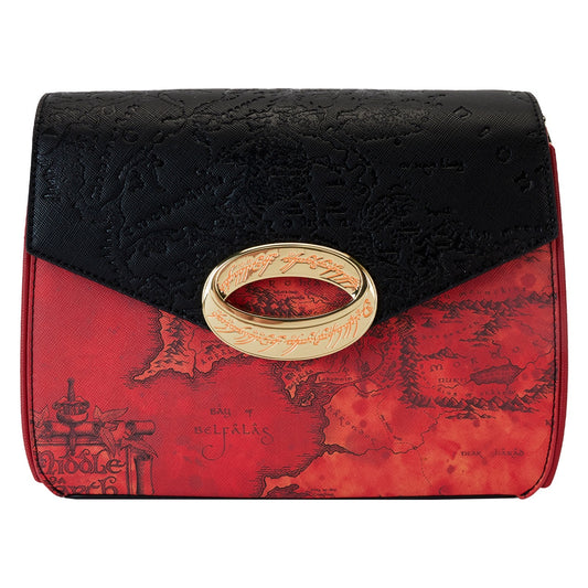 LOUNGEFLY : WARNER BROTHERS - Lord Of The Rings One Ring Crossbody Bag
