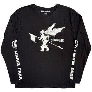 LINKIN PARK - Street Soldier Black Layered Long Sleeve T-Shirt
