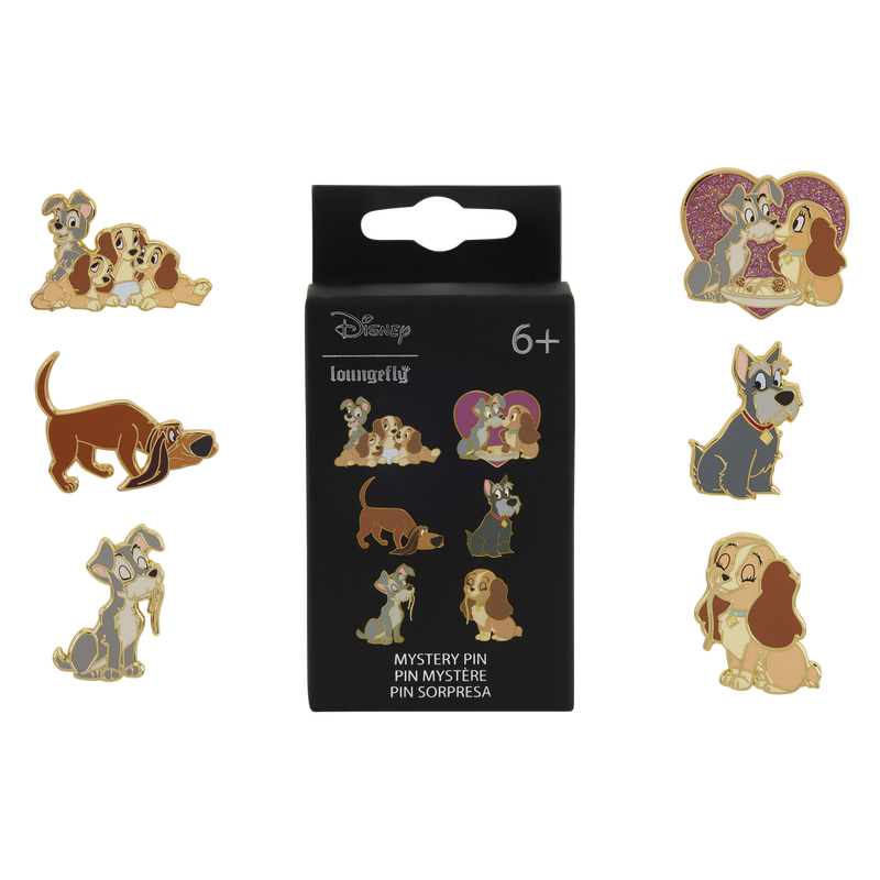 LOUNGEFLY : DISNEY - Lady & The Tramp Blind Box Pin (1)