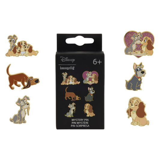 LOUNGEFLY : DISNEY - Lady & The Tramp Blind Box Pin (1)
