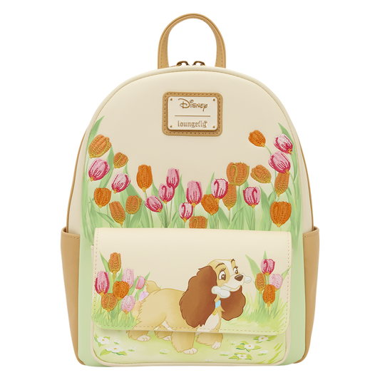 LOUNGEFLY : DISNEY - Lady & The Tramp Tulip Pastel Mini Backpack