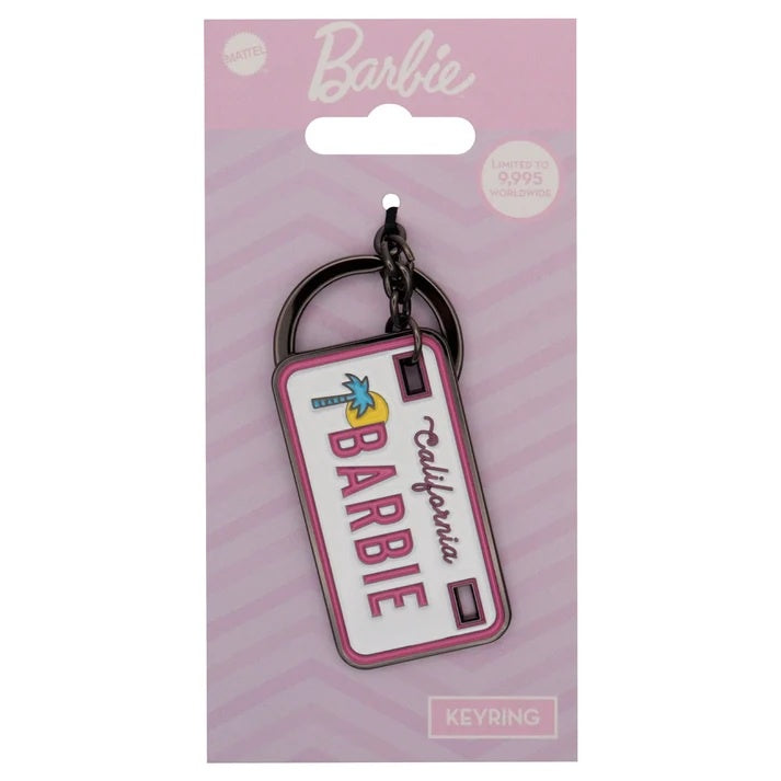 BARBIE - License Plate Limited Edition Keyring