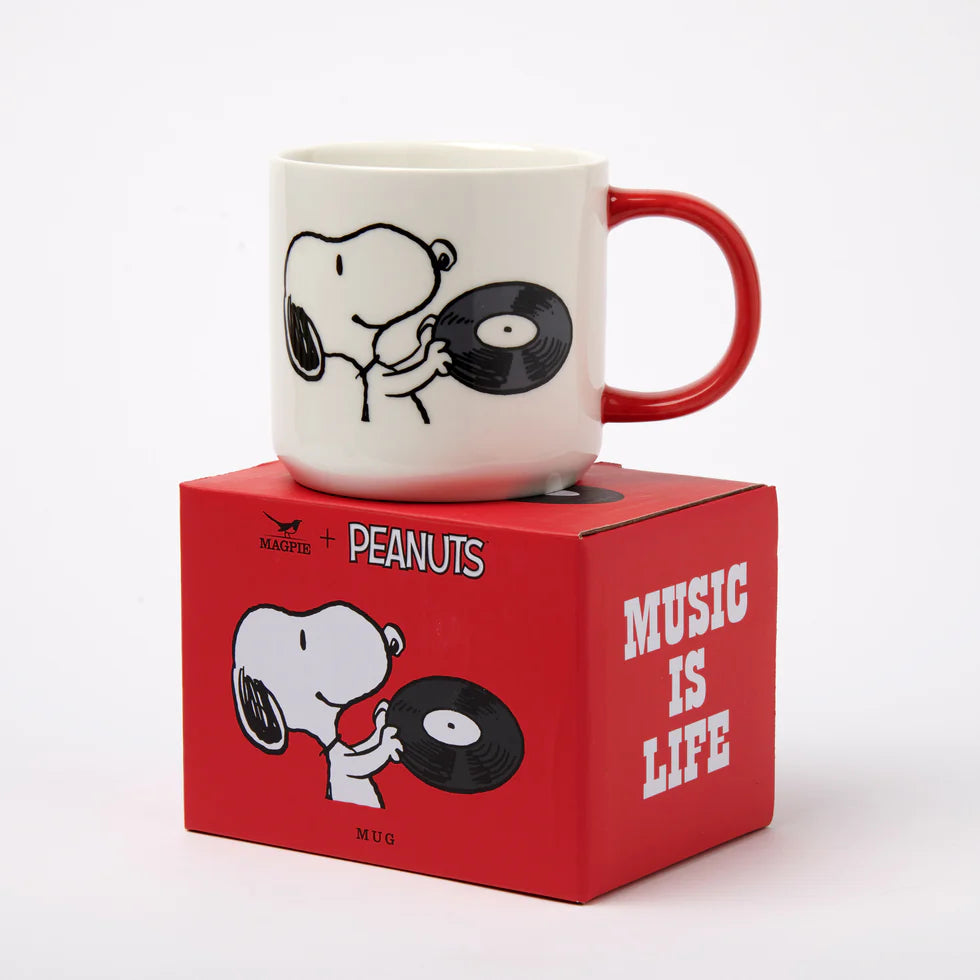 PEANUTS - Music is Life Mug