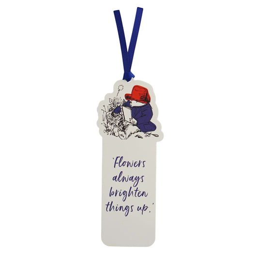 PADDINGTON - Flowers Shaped Paper Bookmark