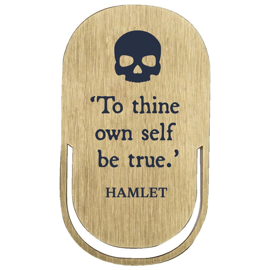 WILLIAM SHAKESPEARE - Hamlet Metal Bookmark