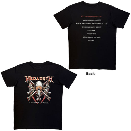 MEGADETH - Killing Biz Back Print T-Shirt