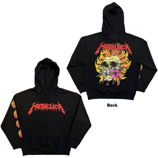 METALLICA - Flower Skull Hoodie