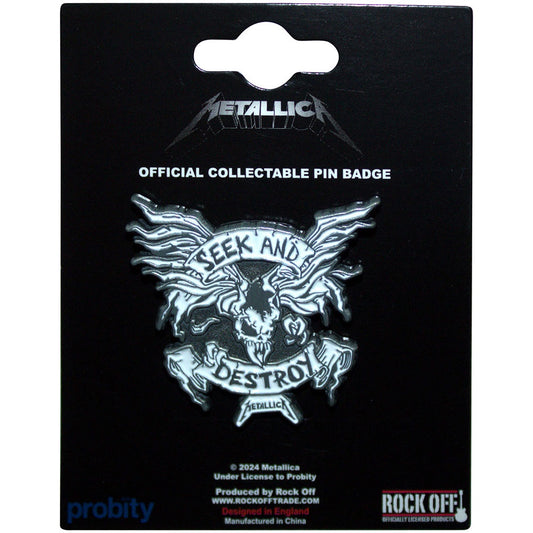 METALLICA - Seek & Destroy Pin Badge