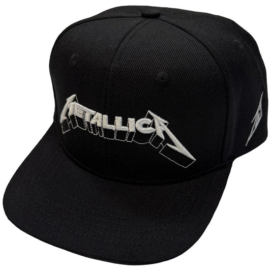 METALLICA - 3D Text & M Logos Snapback Cap