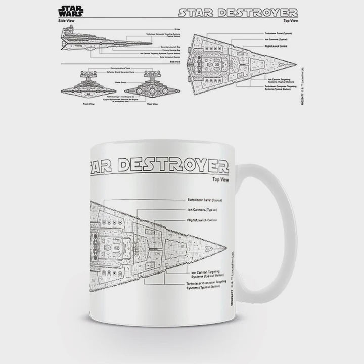 STAR WARS - Star Destroyer Sketch Mug