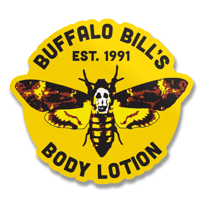 SILENCE OF THE LAMB - Buffalo Bill's Body Lotion Sticker