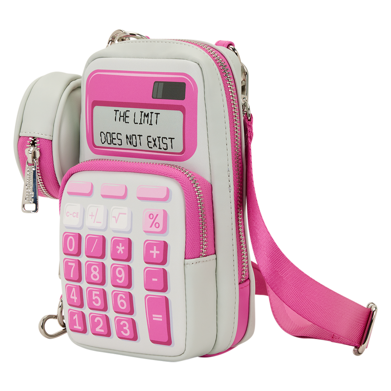 LOUNGEFLY : PARAMOUNT - Mean Girls Calculator Cell Phone Crossbody Bag With Coin Bag