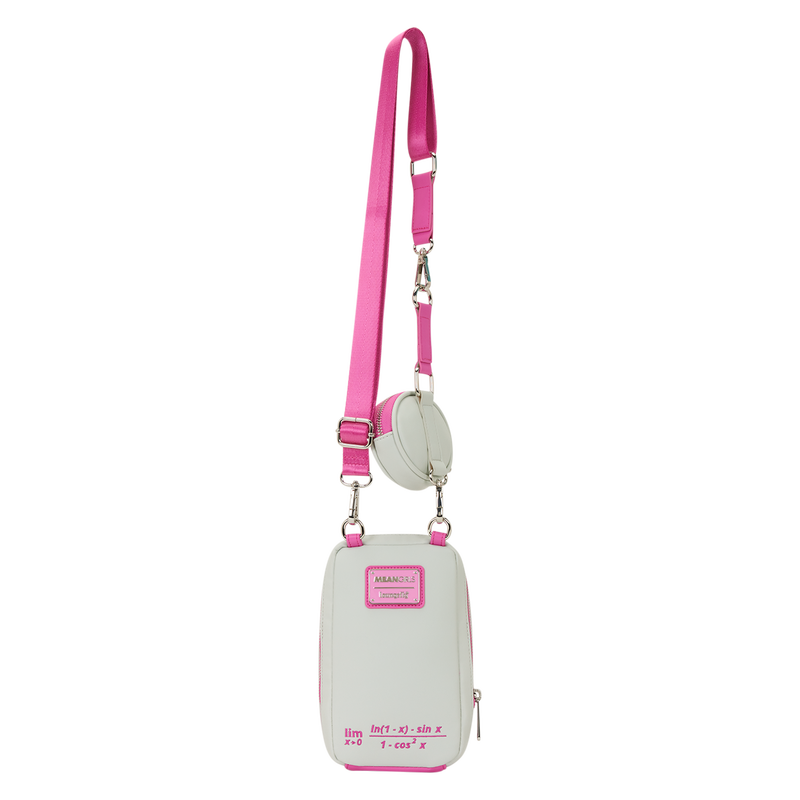 LOUNGEFLY : PARAMOUNT - Mean Girls Calculator Cell Phone Crossbody Bag With Coin Bag
