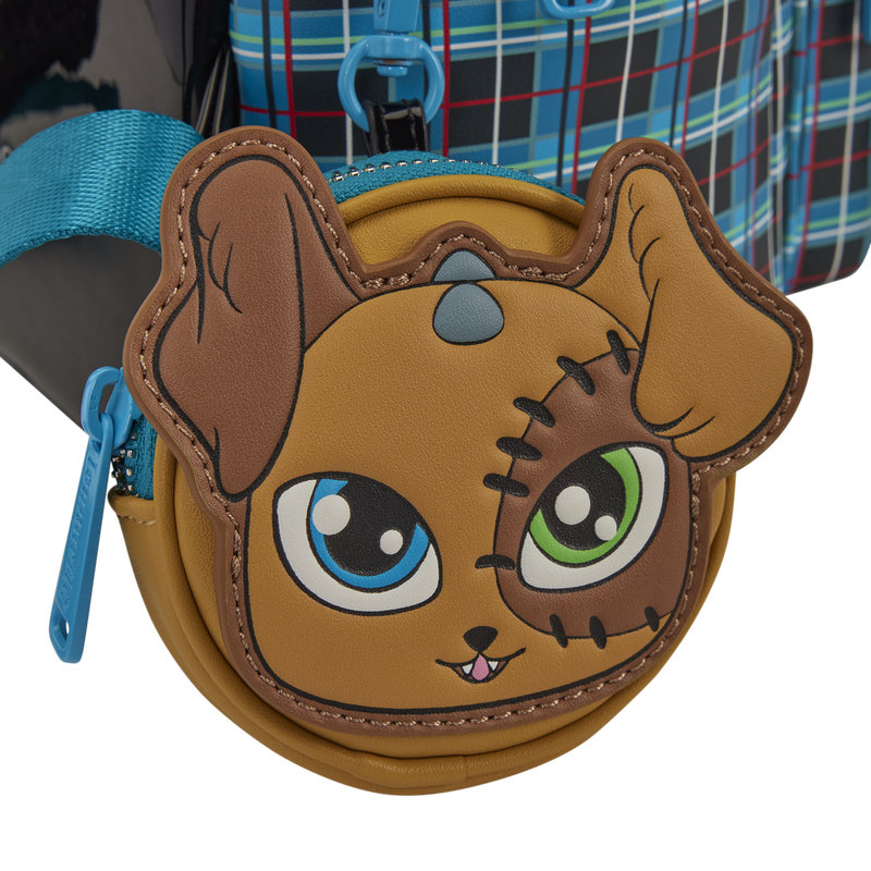LOUNGEFLY : MONSTER HIGH - Frankie Cosplay Mini Backpack with Coin Bag