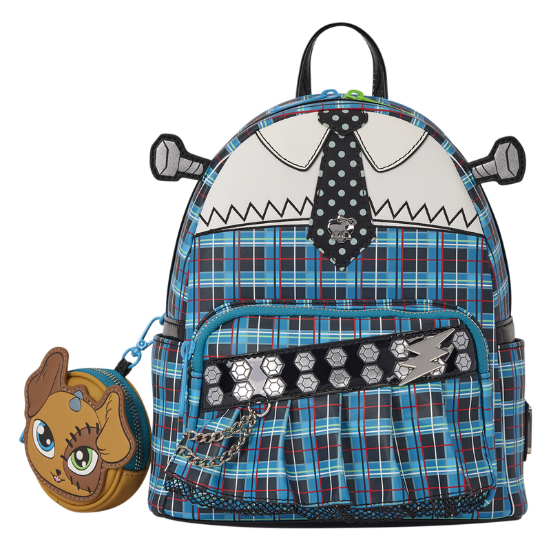 LOUNGEFLY : MONSTER HIGH - Frankie Cosplay Mini Backpack with Coin Bag