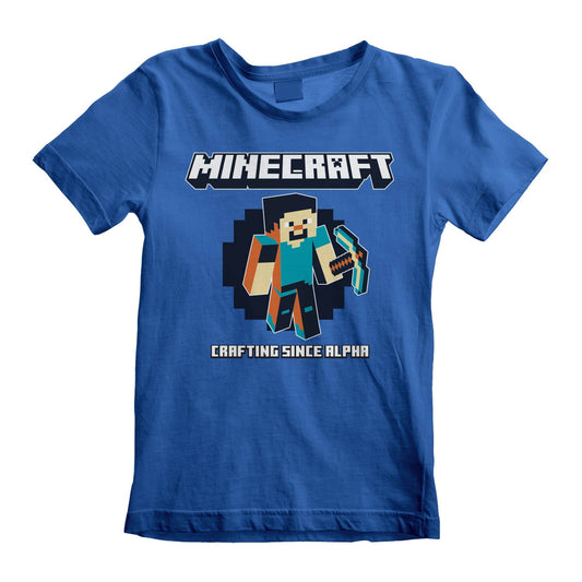 MINECRAFT - Crafting Since Alpha Kids T-Shirt