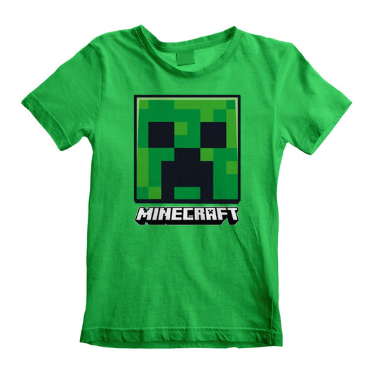 MINECRAFT - Creeper Face Kids T-Shirt