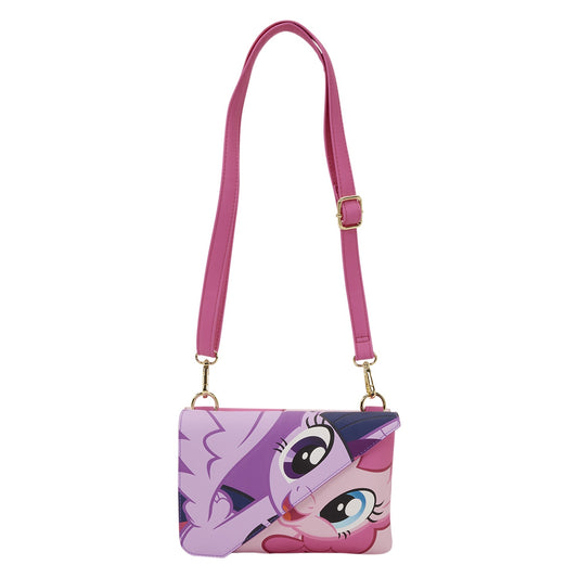 LOUNGEFLY : HASBRO - My Little Pony Twilight Sparkle & Pinkie Pie Crossbody Bag