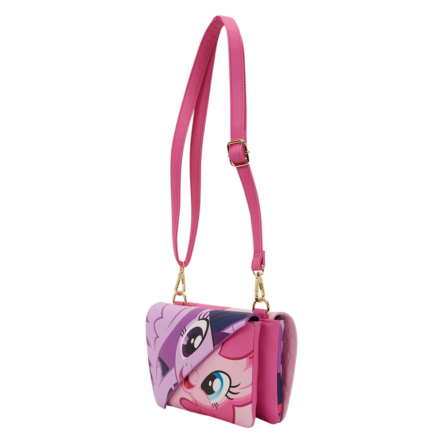 LOUNGEFLY : HASBRO - My Little Pony Twilight Sparkle & Pinkie Pie Crossbody Bag