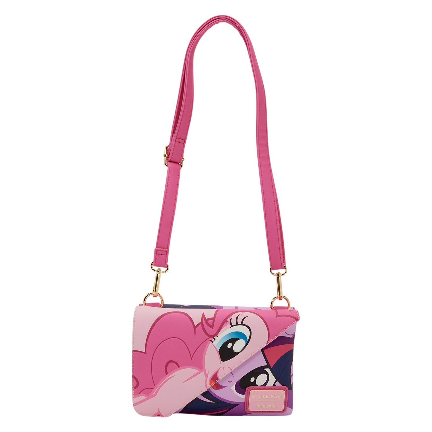 LOUNGEFLY : HASBRO - My Little Pony Twilight Sparkle & Pinkie Pie Crossbody Bag