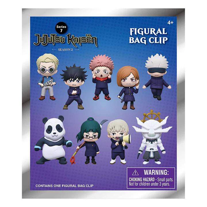 JUJUTSU KAISEN - Series 7 Character Mystery Blind Bag Keyring / Bag Clip