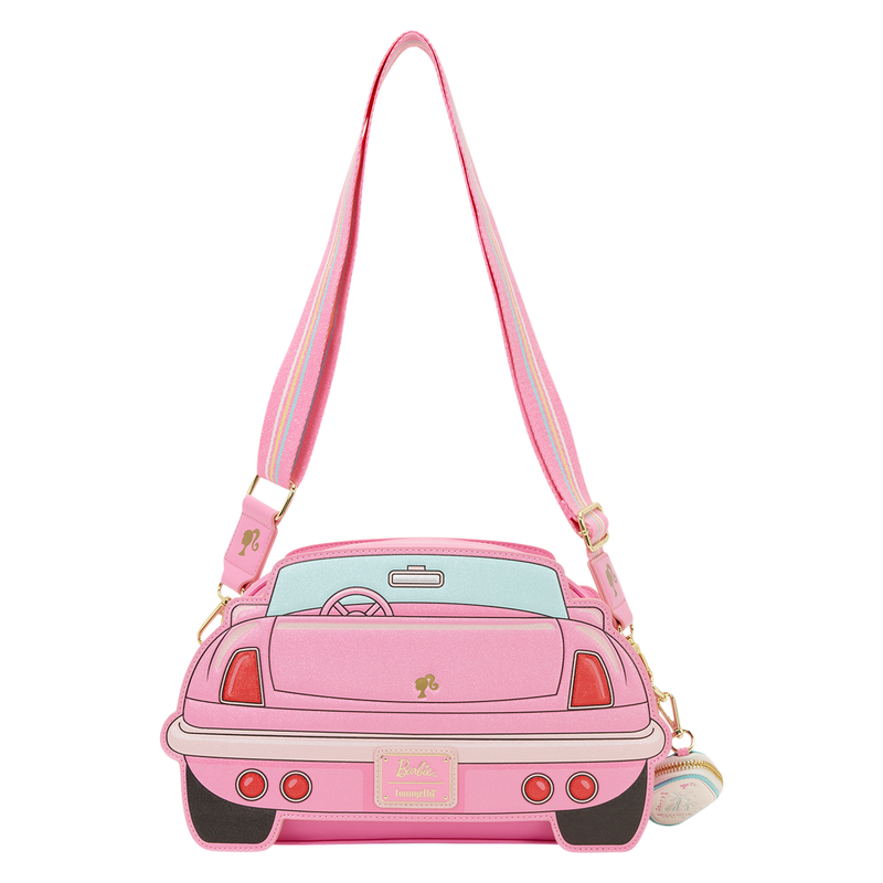 LOUNGEFLY : MATTEL - Barbie Corvette Car Light-Up Crossbody Bag with Coin Bag