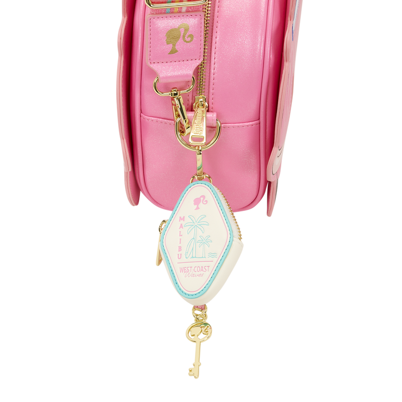 LOUNGEFLY : MATTEL - Barbie Corvette Car Light-Up Crossbody Bag with Coin Bag