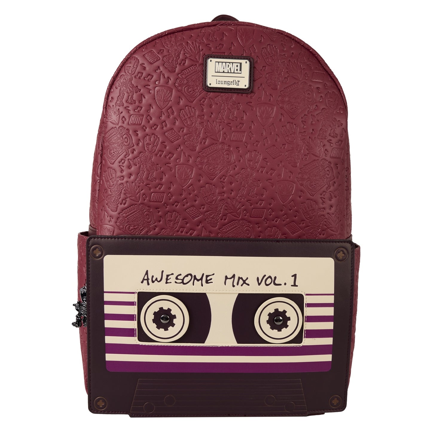 LOUNGEFLY : MARVEL - Guardians Of The Galaxy Groot Awesome Mixtape Full-Size Backpack