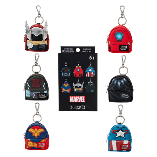 LOUNGEFLY : MARVEL - Avengers Mini Backpack Blind Box Keychain