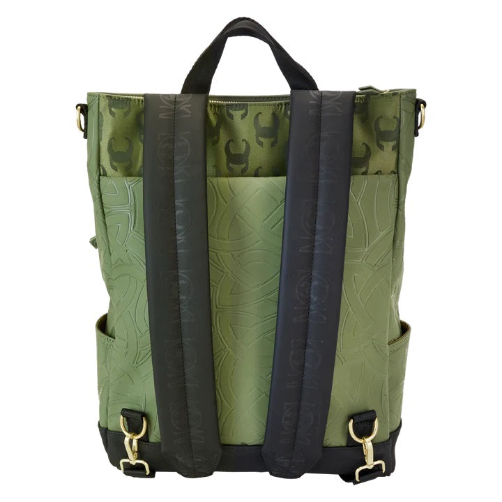 LOUNGEFLY COLLECTIV : MARVEL - Loki The Creative Convertible Crossbody Bag