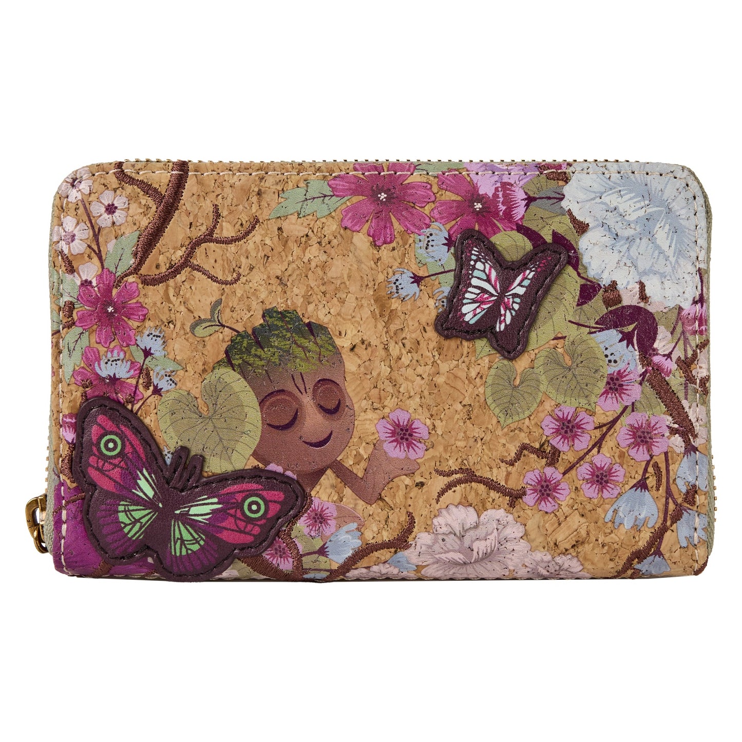 LOUNGEFLY : MARVEL - Groot & Butterflies Floral Purse