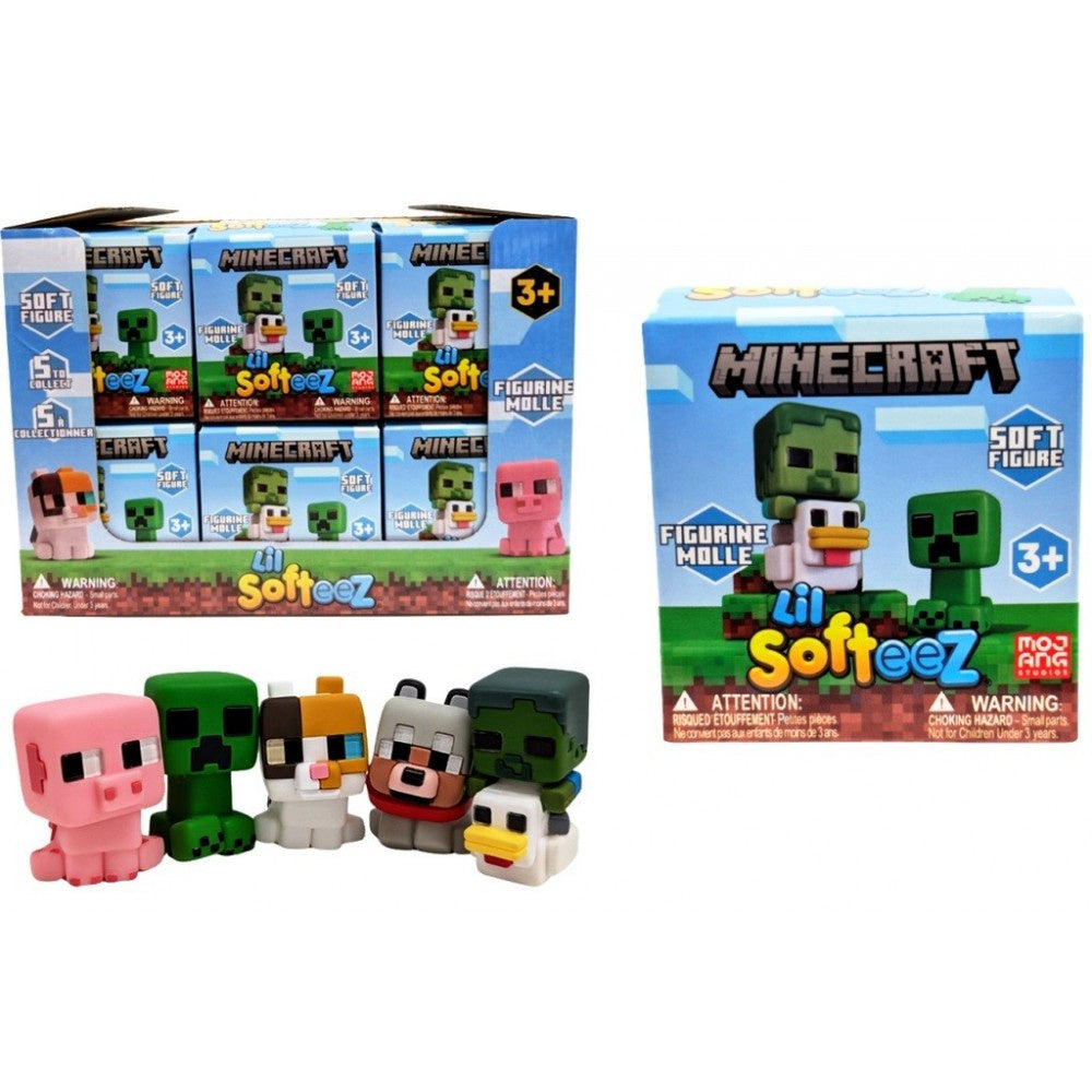 MINECRAFT - Lil Softeez Squishy Toy Blind Box (1)