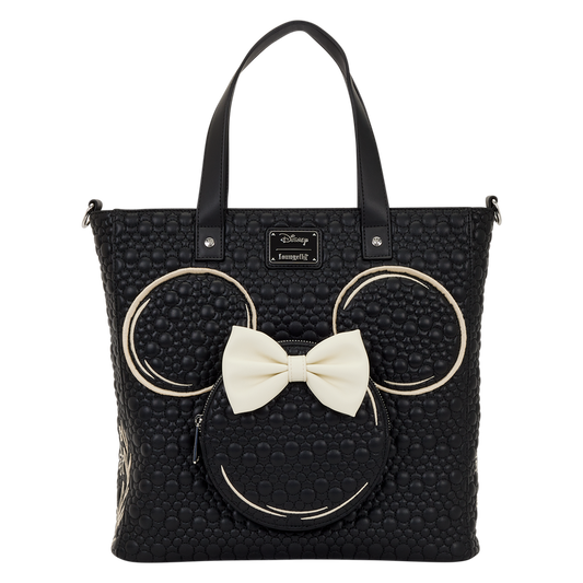 LOUNGEFLY : DISNEY - Minnie Mouse Artist Sketch Convertible Backpack & Tote Crossbody Bag