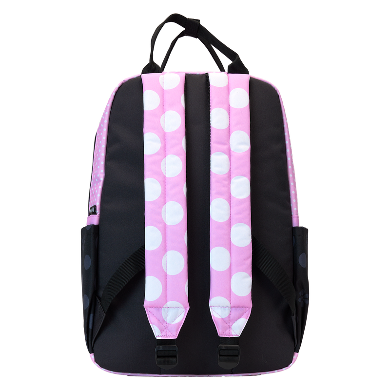 LOUNGEFLY : DISNEY - Minnie Mouse Floral Rock The Dots Nylon Backpack