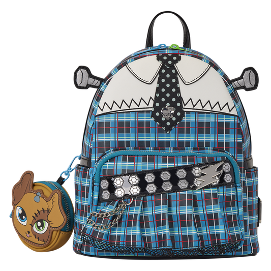 LOUNGEFLY : MONSTER HIGH - Frankie Cosplay Mini Backpack with Coin Bag
