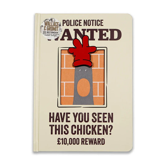 WALLACE & GROMIT - Feathers A5 HCover/Diecut Reveal Notebook