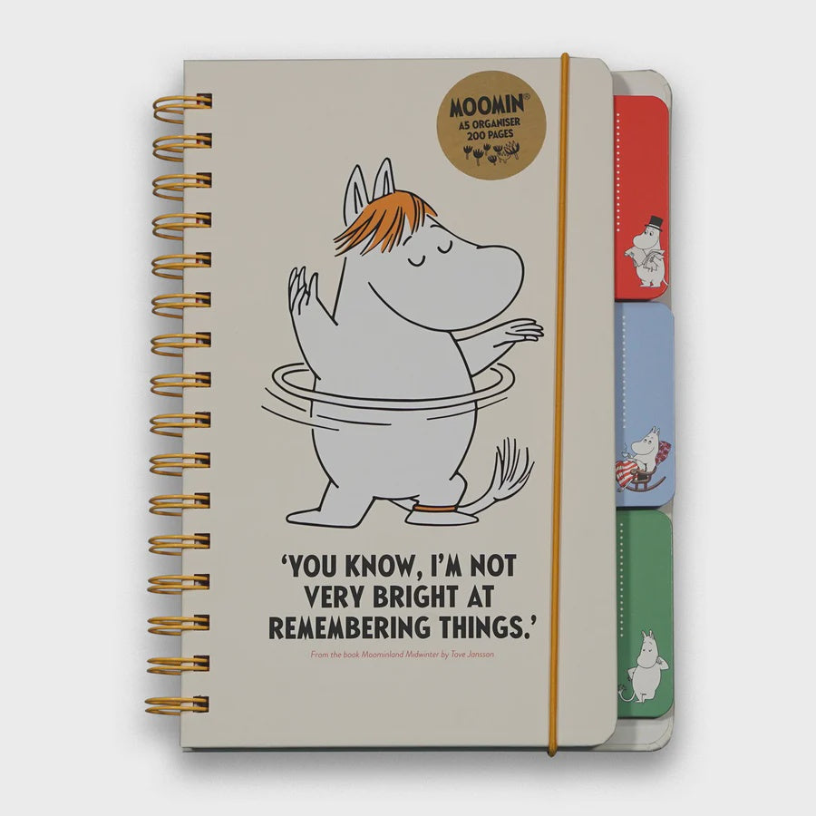 MOOMINS - In a Spin A5 'Get Organised' Spiral Notebook
