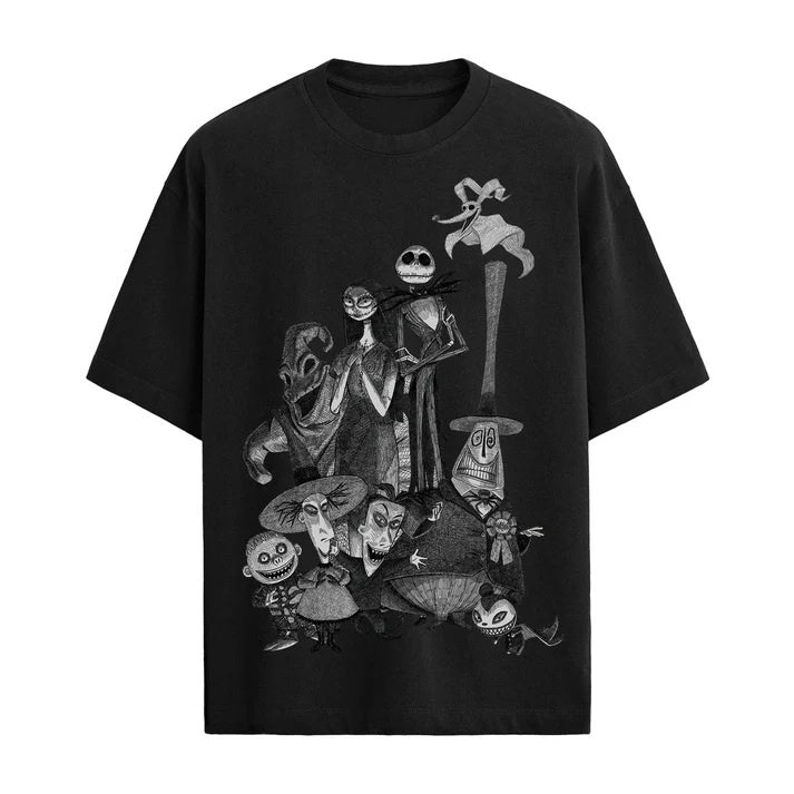 NIGHTMARE BEFORE CHRISTMAS - Tonal Sketch T-Shirt