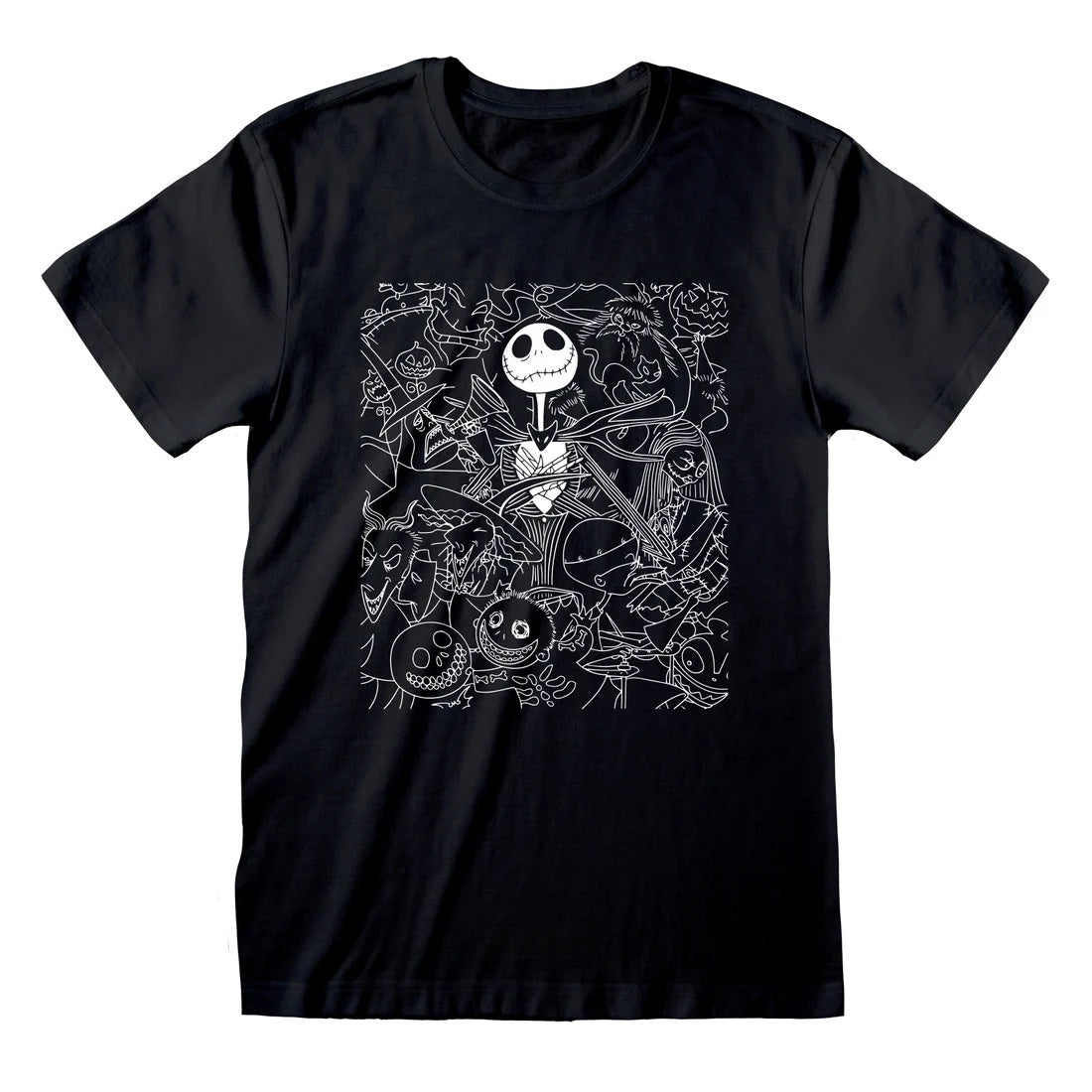 NIGHTMARE BEFORE CHRISTMAS - Outlines T-Shirt
