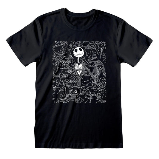 NIGHTMARE BEFORE CHRISTMAS - Outlines T-Shirt