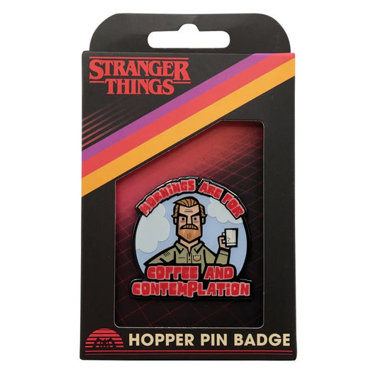 STRANGER THINGS - Hopper Pin Badge