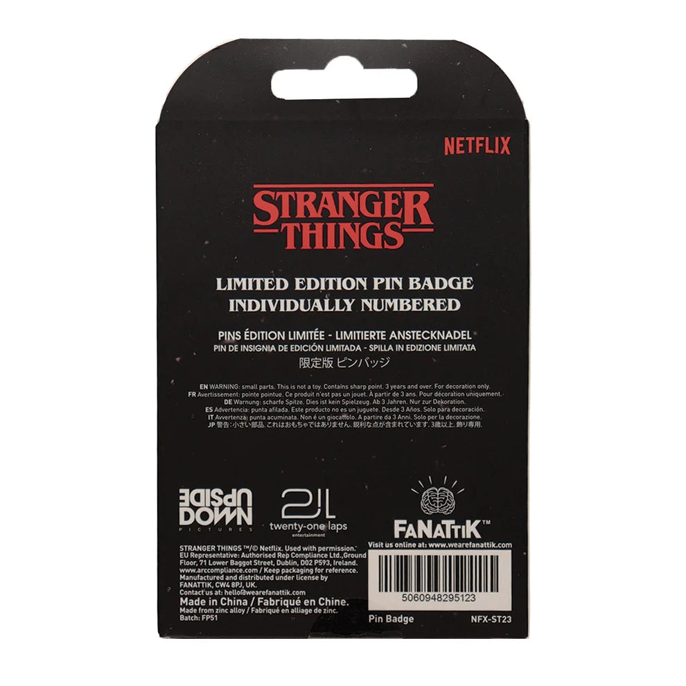 STRANGER THINGS - Castle Byers Limited Edition Pin Badge