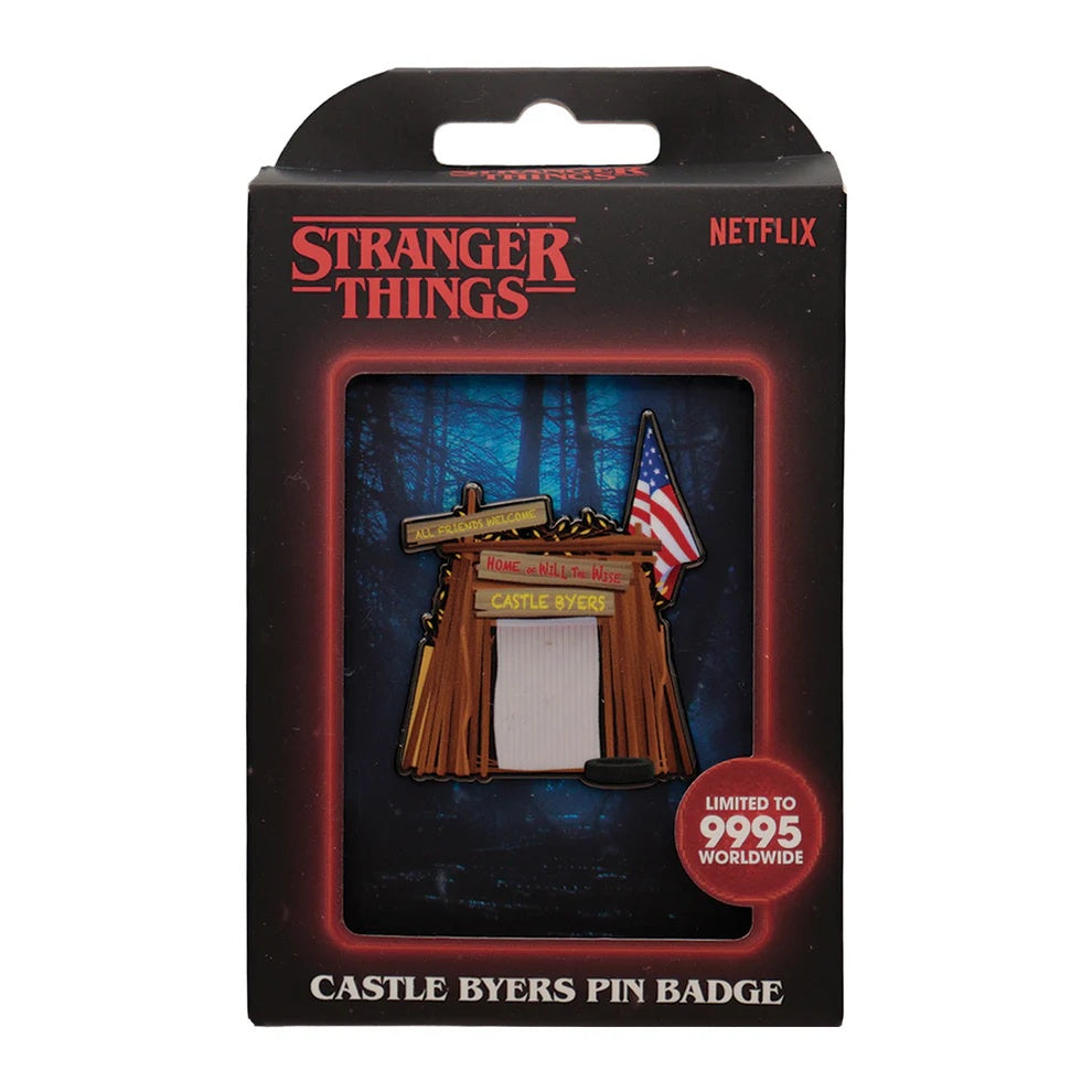 STRANGER THINGS - Castle Byers Limited Edition Pin Badge